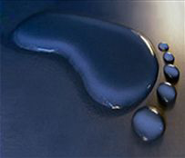 Pied goutte d'eau Pied goutte d'eau